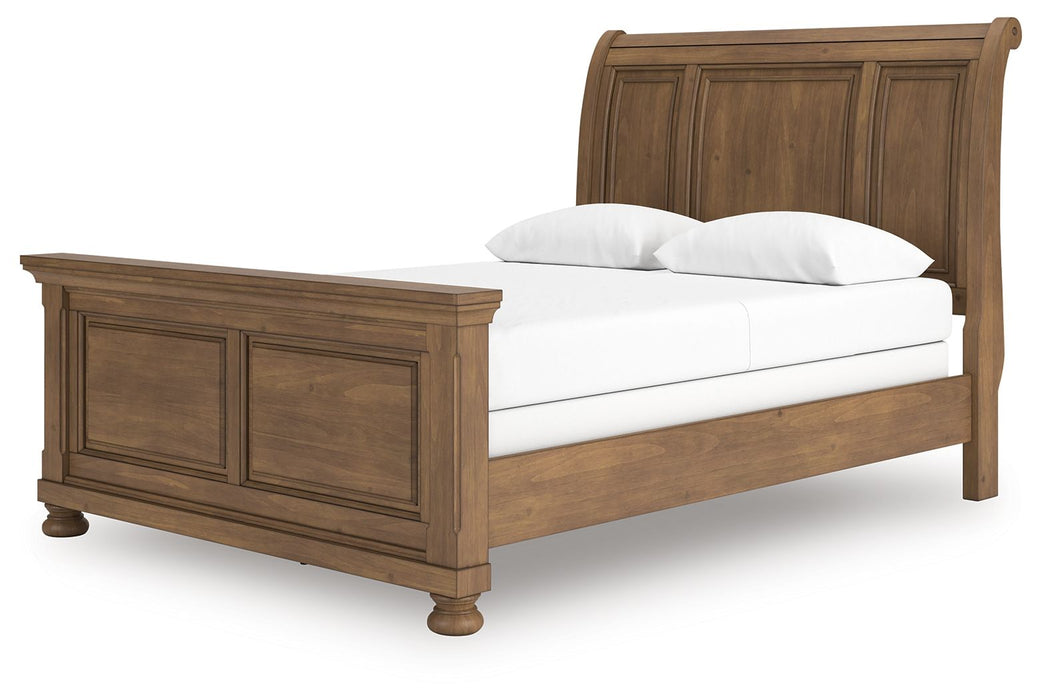 Feddinger - Sleigh Bed - Simple Home Plus