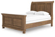 Feddinger - Sleigh Bed - Simple Home Plus
