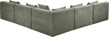 Stellar - 5 Piece Upholstered Modular Sectional - Simple Home Plus