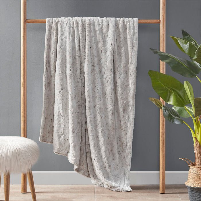 Zuri - Oversized Throw - Snow Leopard - Simple Home Plus