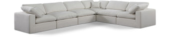 Comfy - 6 Piece Linen Modular Corner Sectional - Simple Home Plus