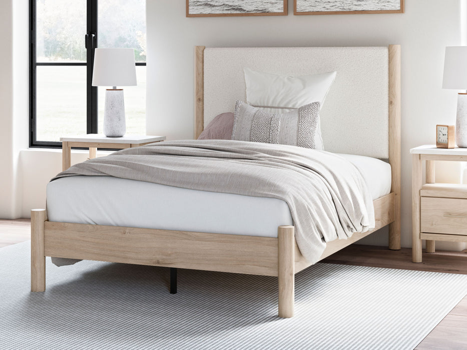 Cadmori - Upholstered Panel Bed - Simple Home Plus