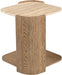 Calabria - Marble And Oak Wood Table - Simple Home Plus
