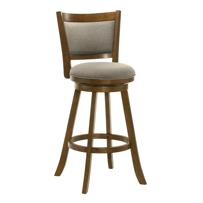 Aiden - Modern Farmhouse Swivel Wood Bar Height Kitchen Bar Stool - Simple Home Plus