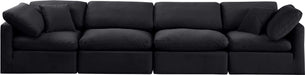 Indulge - Velvet 4 Seat Modular Sofa - Simple Home Plus