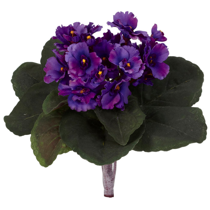 9" African Violet Artificial Plant (Set of 6)