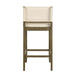 Yaneli - Contemporary Natural Wood Bar Height Kitchen Bar Stool - Simple Home Plus