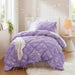Lily - 2 Piece Comforter Set - Purple - Simple Home Plus