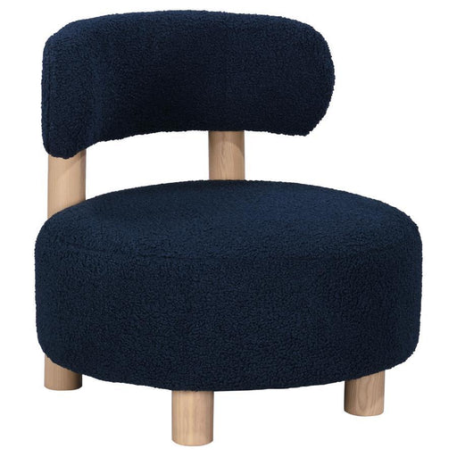 Zonie - Boucle Upholstered Barrel Back Accent Chair - Simple Home Plus