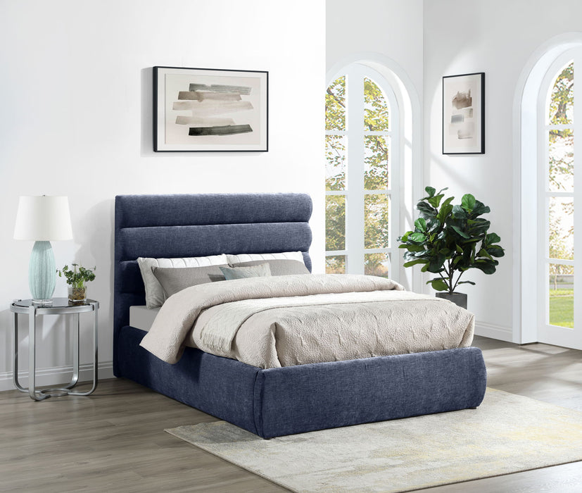 Adam - Chenille Fabric Bed With 52" Headboard - Simple Home Plus