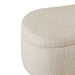 Bailey - Boucle Flip Top Storage Bench - Cream - Simple Home Plus