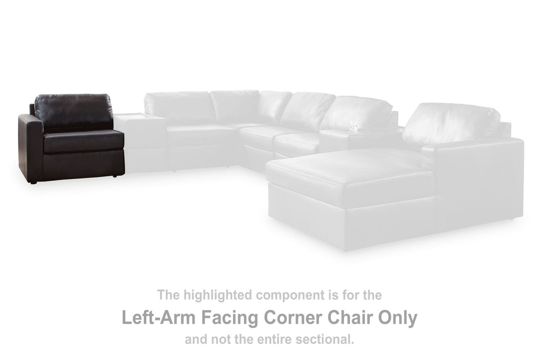 ModMax II - LAF Corner Chair - Black - Simple Home Plus