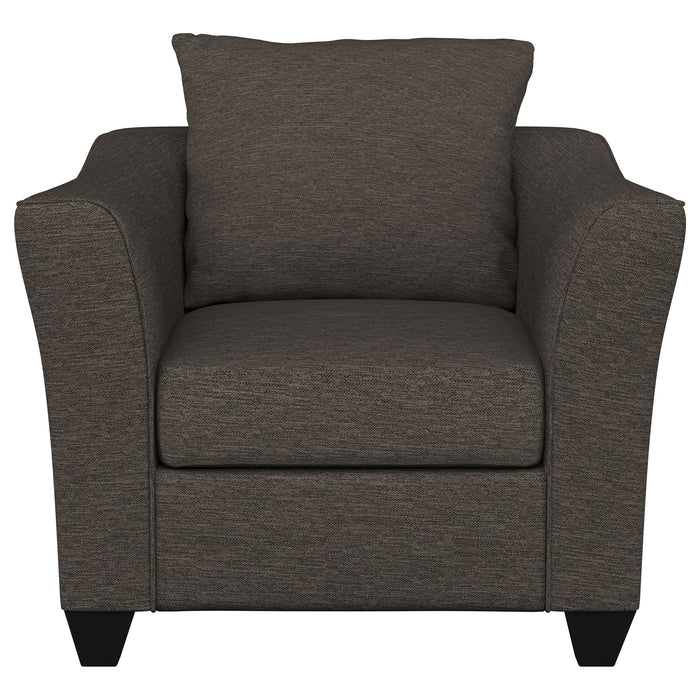 Salizar - Upholstered Flared Arm Accent Chair - Simple Home Plus