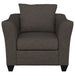 Salizar - Upholstered Flared Arm Accent Chair - Simple Home Plus