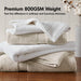 800GSM - 2 Piece Set Bath Sheet Antimicrobial - White - Simple Home Plus