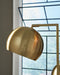 Sorcha - Metal Floor Lamp - Gold Finish / Black - Simple Home Plus