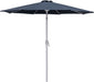 Fiji - Aluminum Patio Umbrella With Round Black And White Base - Simple Home Plus