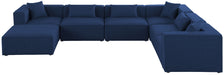 Cube - Linen 7 Piece Modular Sectional - Simple Home Plus