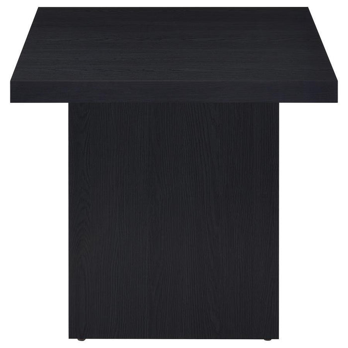 Max - Square Engineered Laminate End Side Table - Black - Simple Home Plus