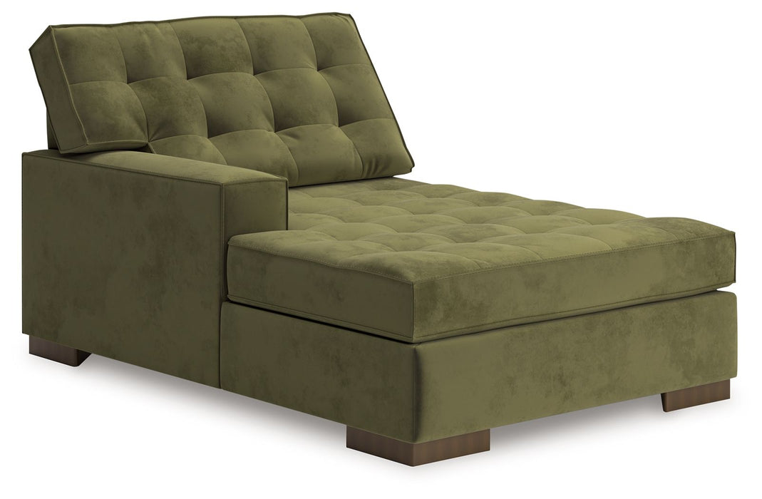 Caspian-Town - LAF Corner Chaise - Olive - Simple Home Plus