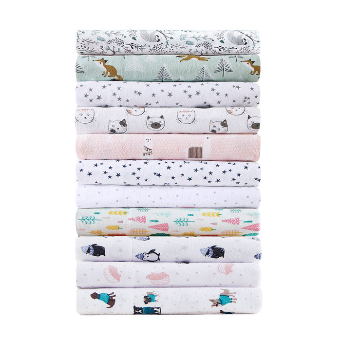 Queen Cozy Soft Novelty Print Sheet Set - Pink Llamas