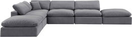 Comfy - 6 Piece Velvet Modular Sectional - Simple Home Plus