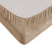 Soloft Plush - 4 Piece Queen Micro Plush Sheet Set - Taupe - Simple Home Plus