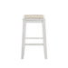 Iyani - Coastal Modern Wood Counter Height Kitchen Bar Stool - Simple Home Plus