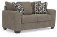 Triston-Peaks - Loveseat - Suede - Simple Home Plus