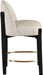 Torino - Counter Stool With Brushed Black Base - Simple Home Plus