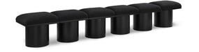 Pavilion - 6 Piece Modular Bench With Black Base - Simple Home Plus