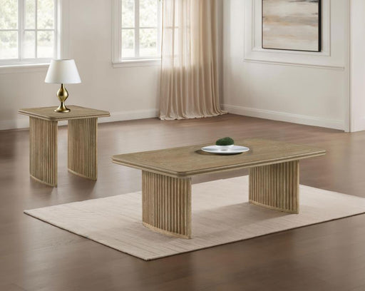 Adina - Wood Coffee Table Set - Simple Home Plus