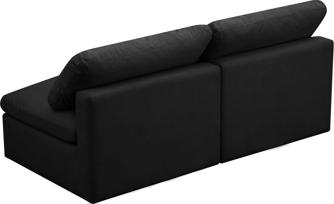 Plush - Modular Armless 2 Seat Sofa - Simple Home Plus