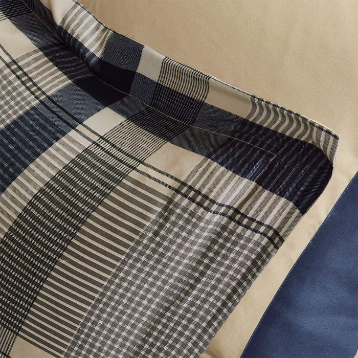 Robbie - Twin Comforter And Sheet Set - Navy Multi - Simple Home Plus