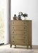 Granada - 5-Drawer Bedroom Chest Of Drawers - Natural Pine - Simple Home Plus
