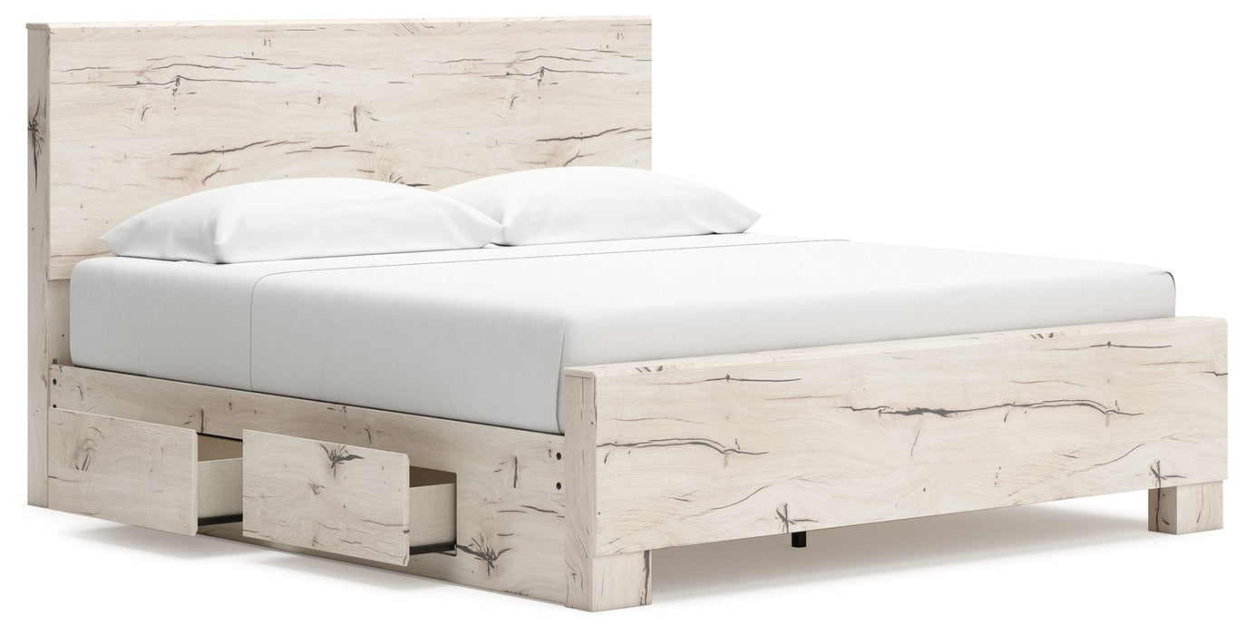 Lawroy - Panel Bed With Storage - Simple Home Plus