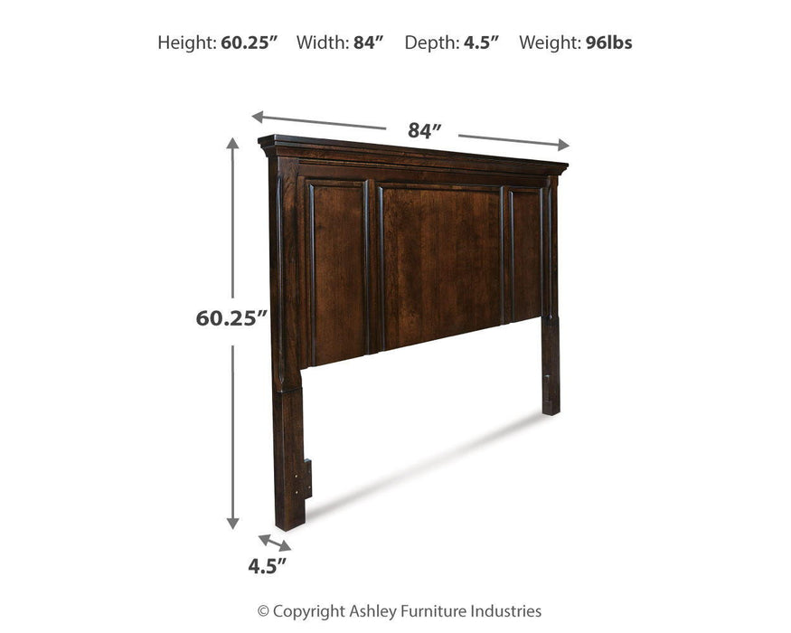 Porter - King/Cal King Panel Headboard - Rustic Brown