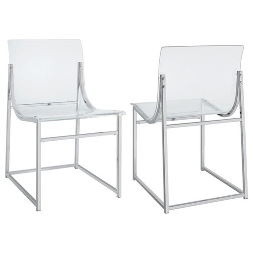 Adino - Acrylic Dining Side Chair (Set of 2) - Simple Home Plus