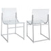 Adino - Acrylic Dining Side Chair (Set of 2) - Simple Home Plus