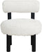 Ambre - Vegan Shearling Fabric Upholstered Accent Chair - Simple Home Plus
