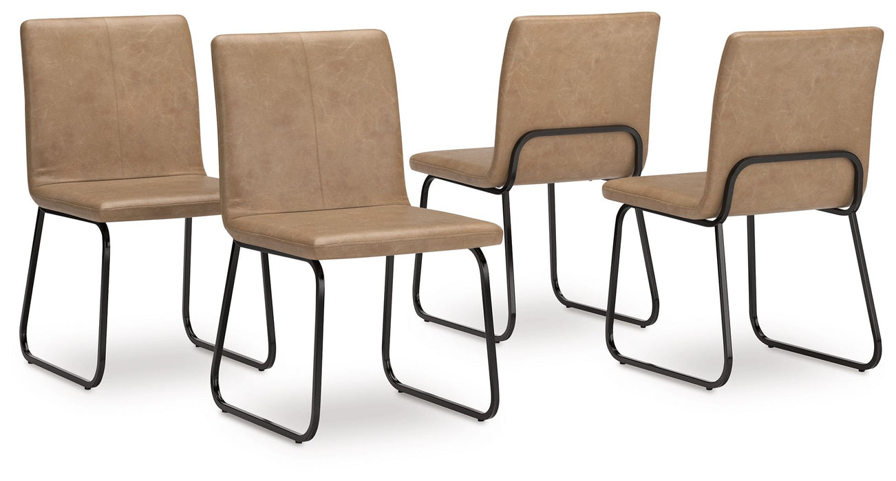 Pharwynn - Toast - Dining Upholstered Side Chair (Set of 4) - Simple Home Plus