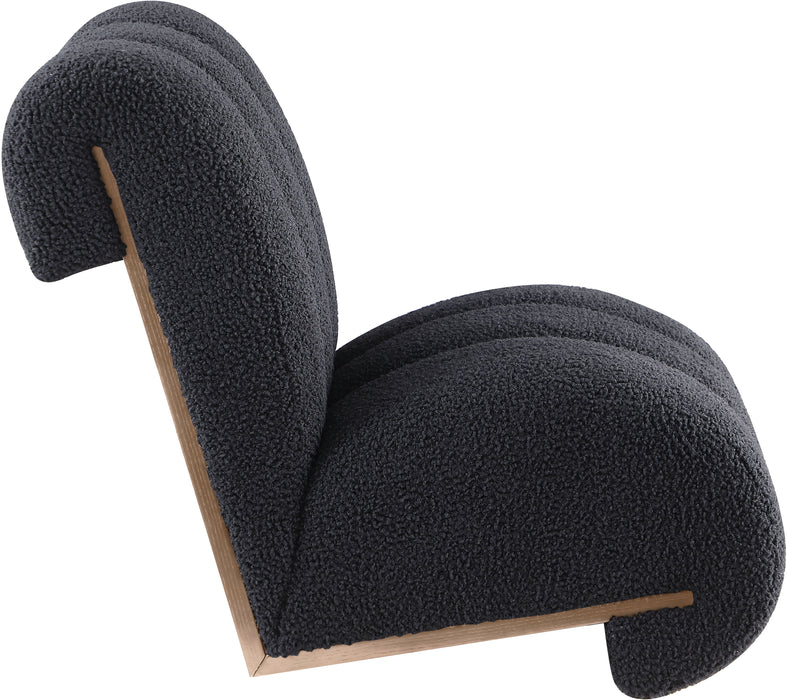 Swoon - Accent Chair With Natural Base - Simple Home Plus