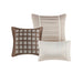 Trinity - King Piece Comforter (Set of 7) - Taupe - Simple Home Plus