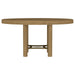 Arini - 60" Round Wood Dining Room Table - Sand Wash - Simple Home Plus
