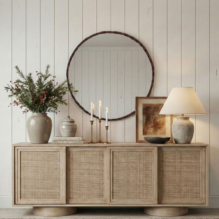 Hammer - Round Iron Mirror - Simple Home Plus