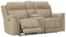 Next-Gen Durapella - Reclining Power Loveseat With Console - Simple Home Plus