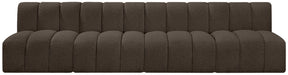 Arc - Boucle Fabric 4 Seats Modular Sofa - Simple Home Plus