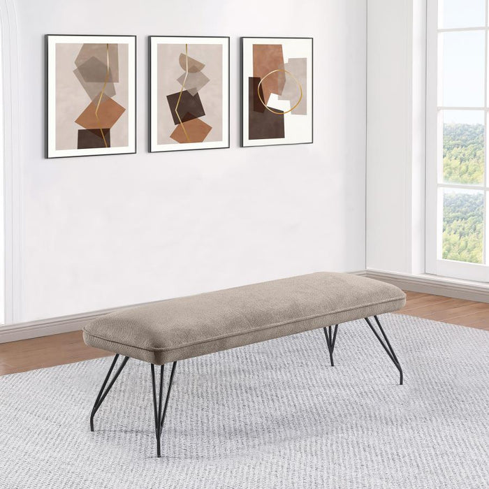 Dodson - Fabric Upholstered Dining Bench - Simple Home Plus