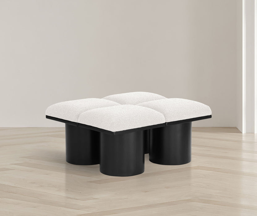Pavilion - 4 Piece Modular Bench With Black Base - Simple Home Plus