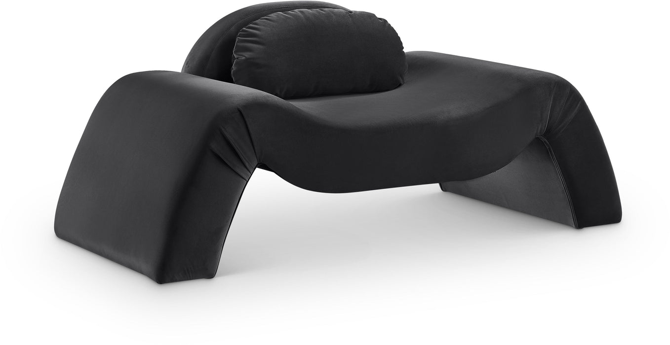 Austin - Velvet Accent Chair - Simple Home Plus